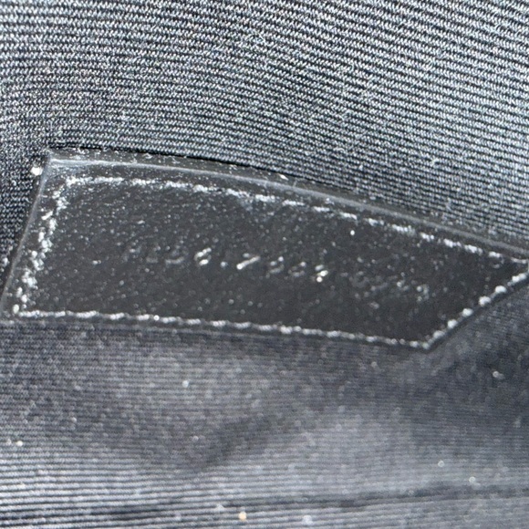 NWT, Saint Laurent Monogram Grain de Poudre Clutch Vintage Peach GHW, Ret. $850 - Picture 8 of 10